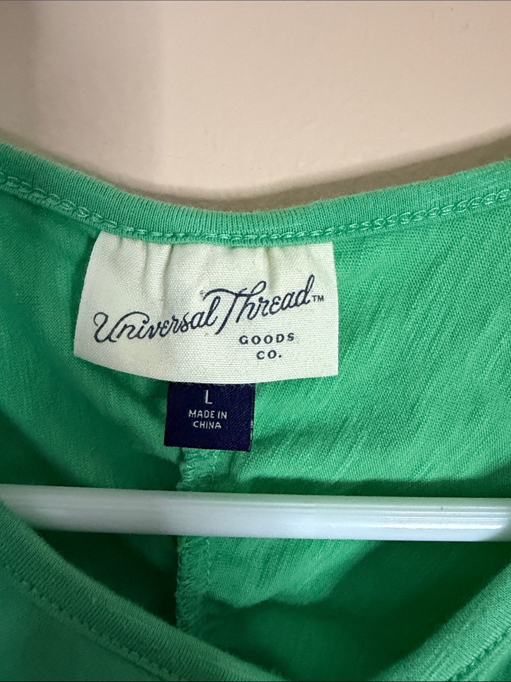 Universal Thread Bright Green Ruched Tank - Picture 2 of 6